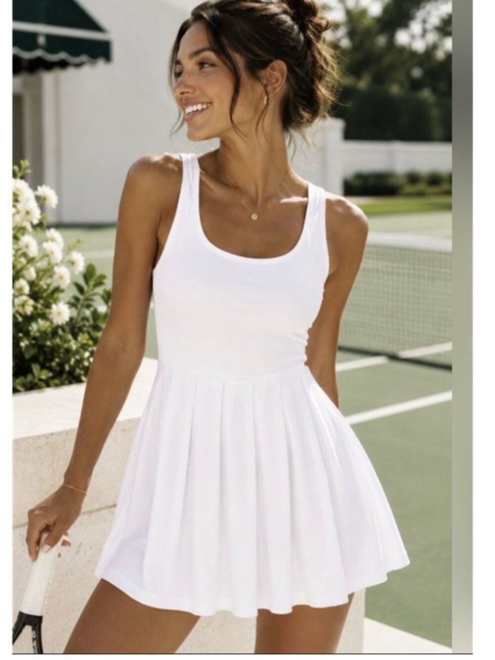 Sage Collective Pro Shop White Tennis 🎾🏓Pickleball~ Golf 🏌️Dress ~Medium NWT